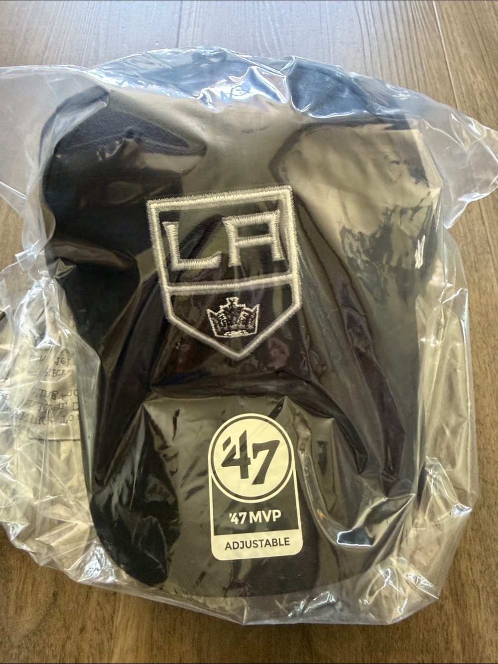 Black LA Kings Adjustable Hat